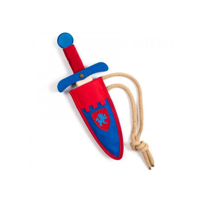 Wooden Dagger with Bag- Blue